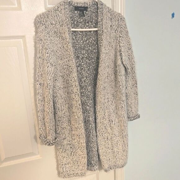 Forever 21 Gray Open Front Cardigan - Picture 1 of 7